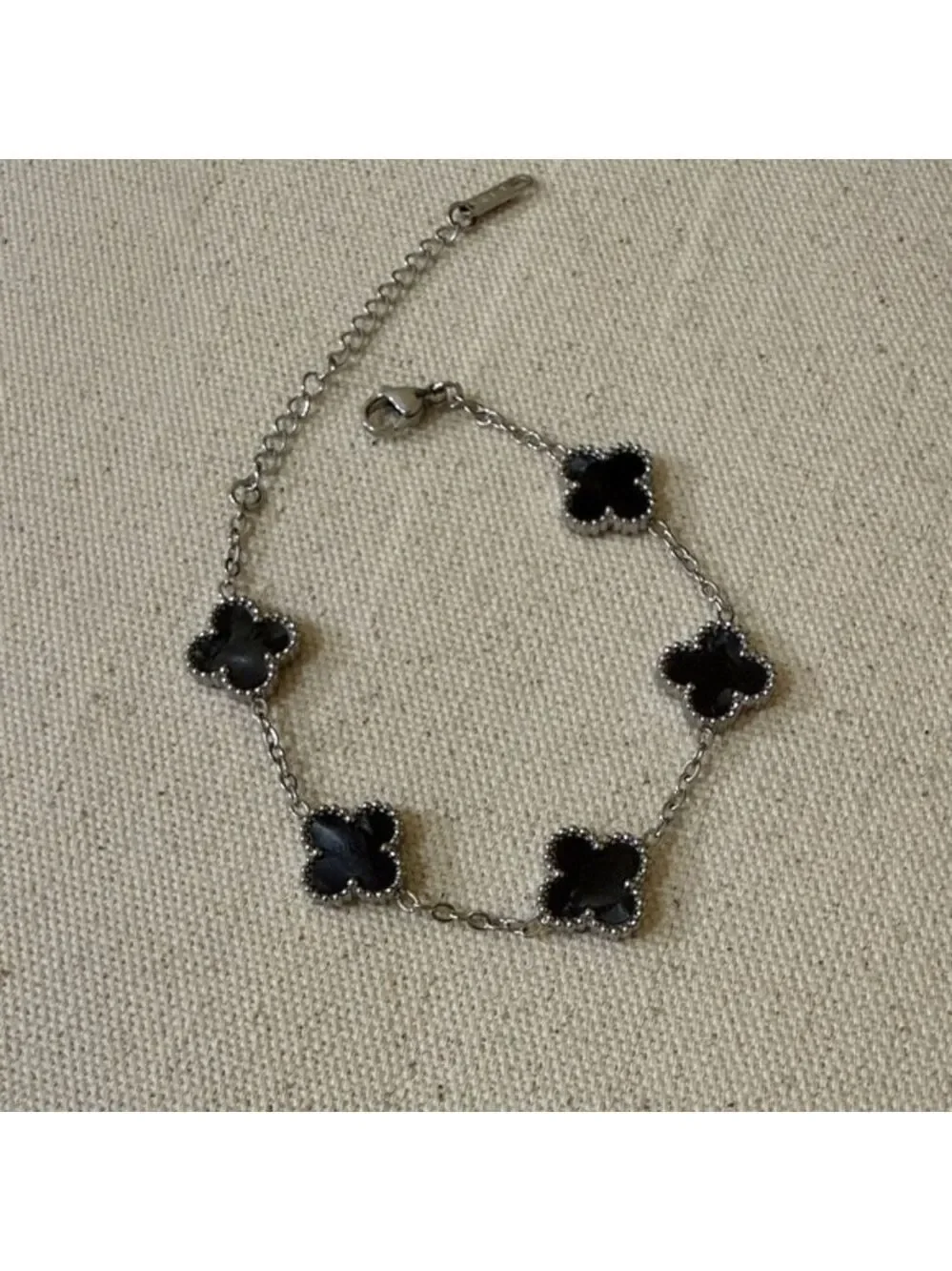 True Stainless steel clover Bracelet Stamped 18k gold plated Women’s Bracelet